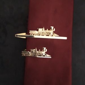 Hickok tie holder for men 2pc set